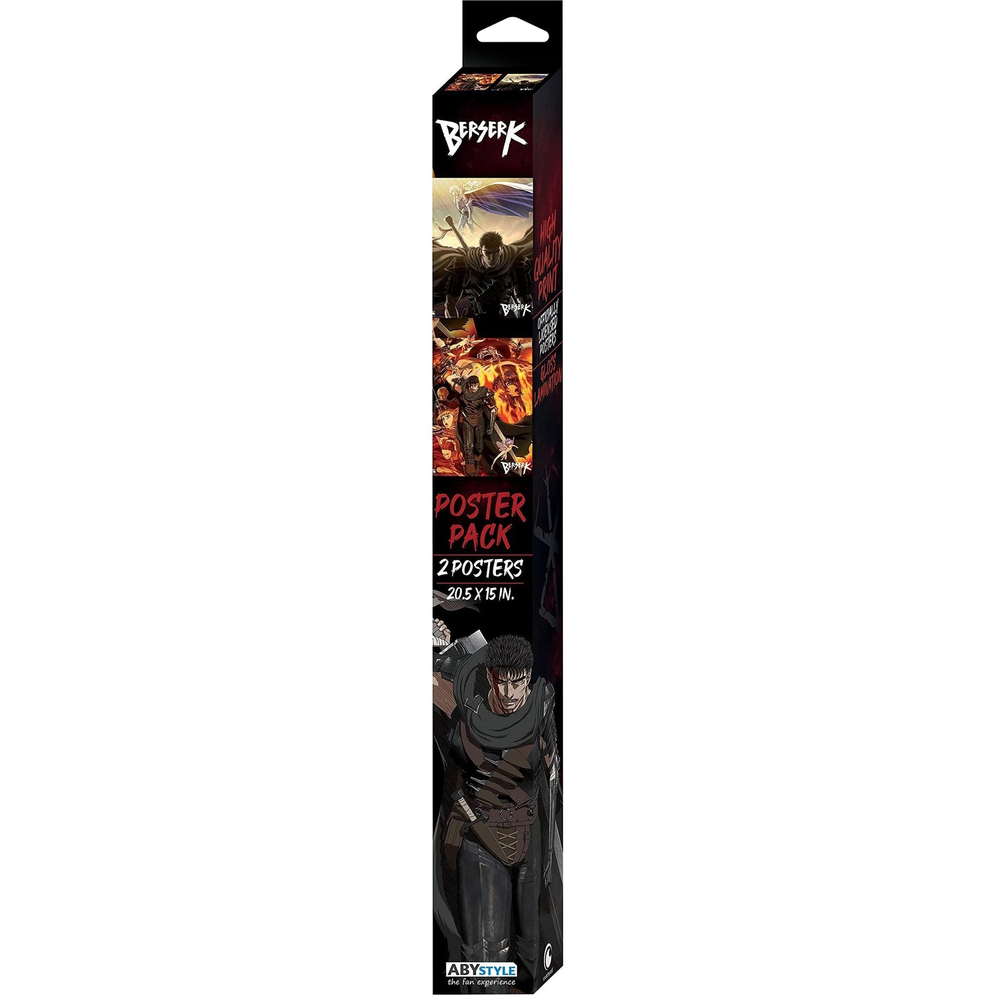 BERSERK - Set 2 Chibi Posters - Artworks (52x38) x4 - Medaid International