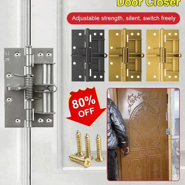 Automatic closing Spring Hinge