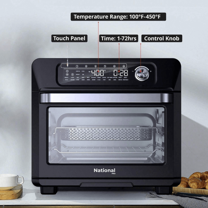 National Pro Air Fryer Oven | Large Size & Healthy Food - Medaid International