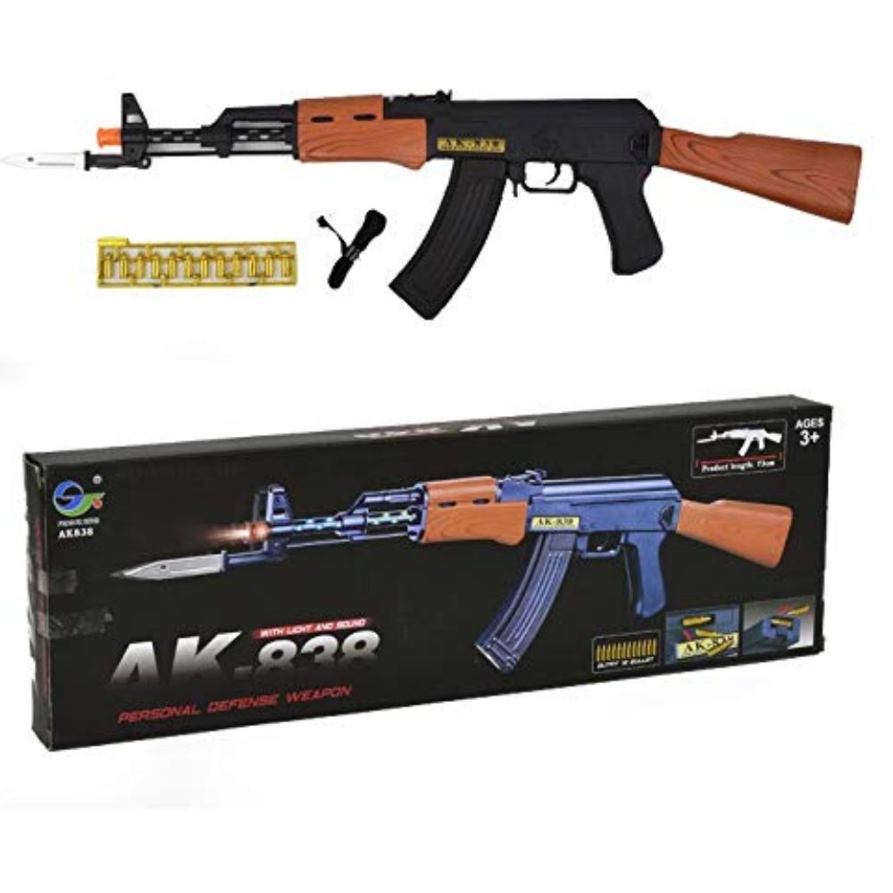 (Net)K 838 Machine Toy Gun with Removable Knife and Dynamic Sound Lebanon