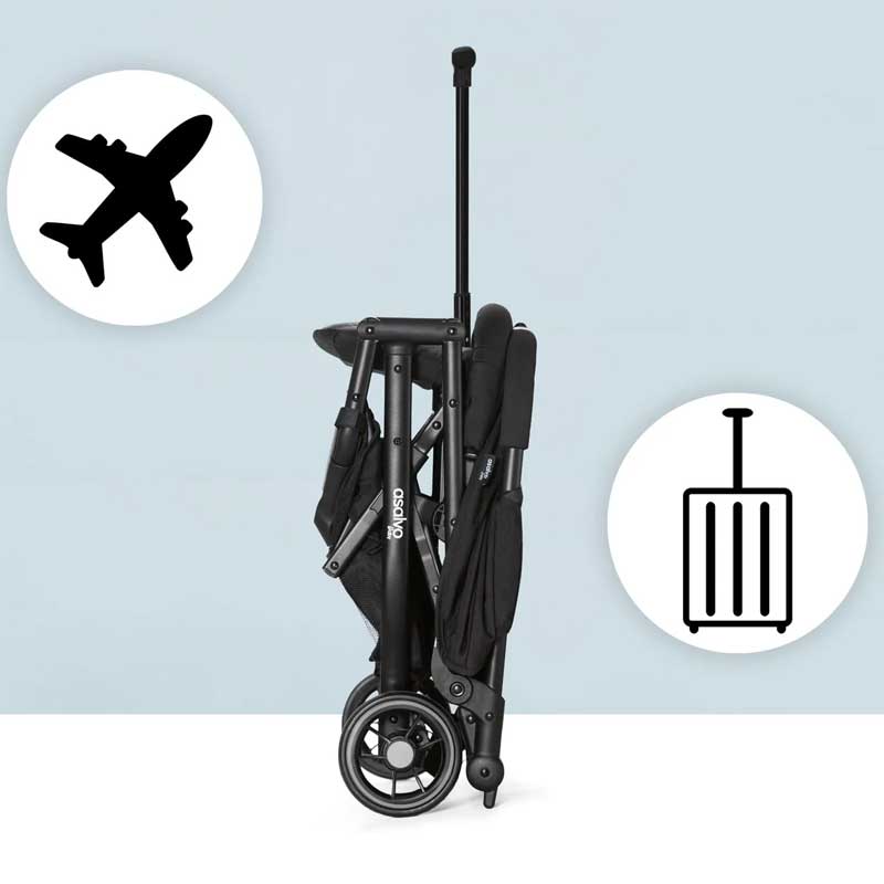 Asalvo - Tumbuctu Travel   Stroller - Black