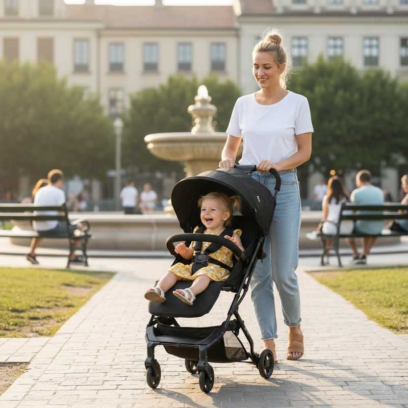 Asalvo - Tumbuctu Travel   Stroller - Black
