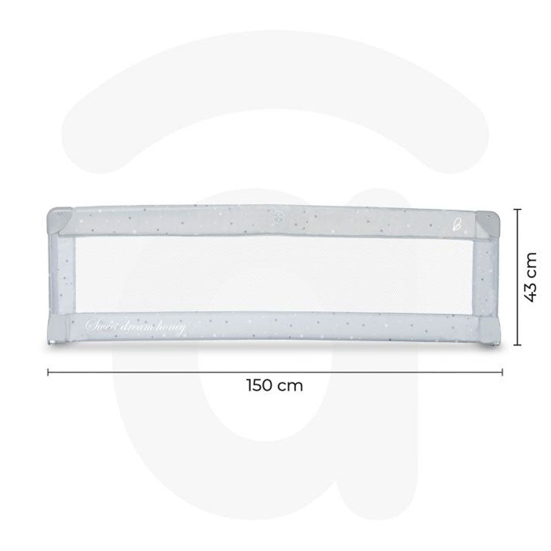 Asalvo - Bed Rail 150cm - Stars Grey