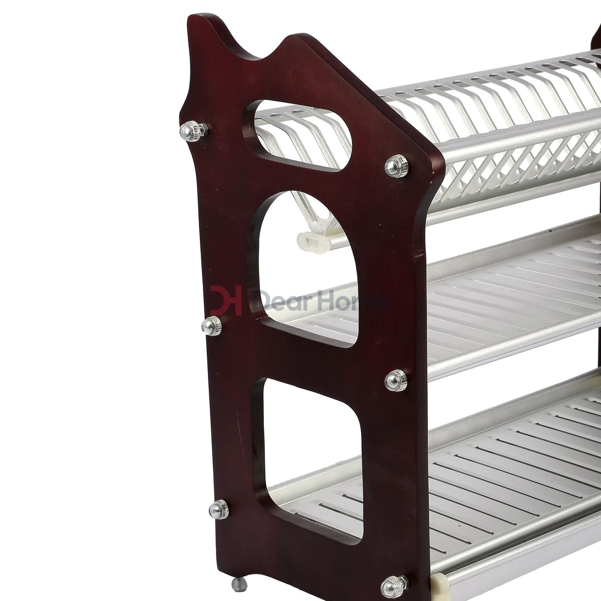 Three Layers Aluminium Lux Dish Rack - No. 166