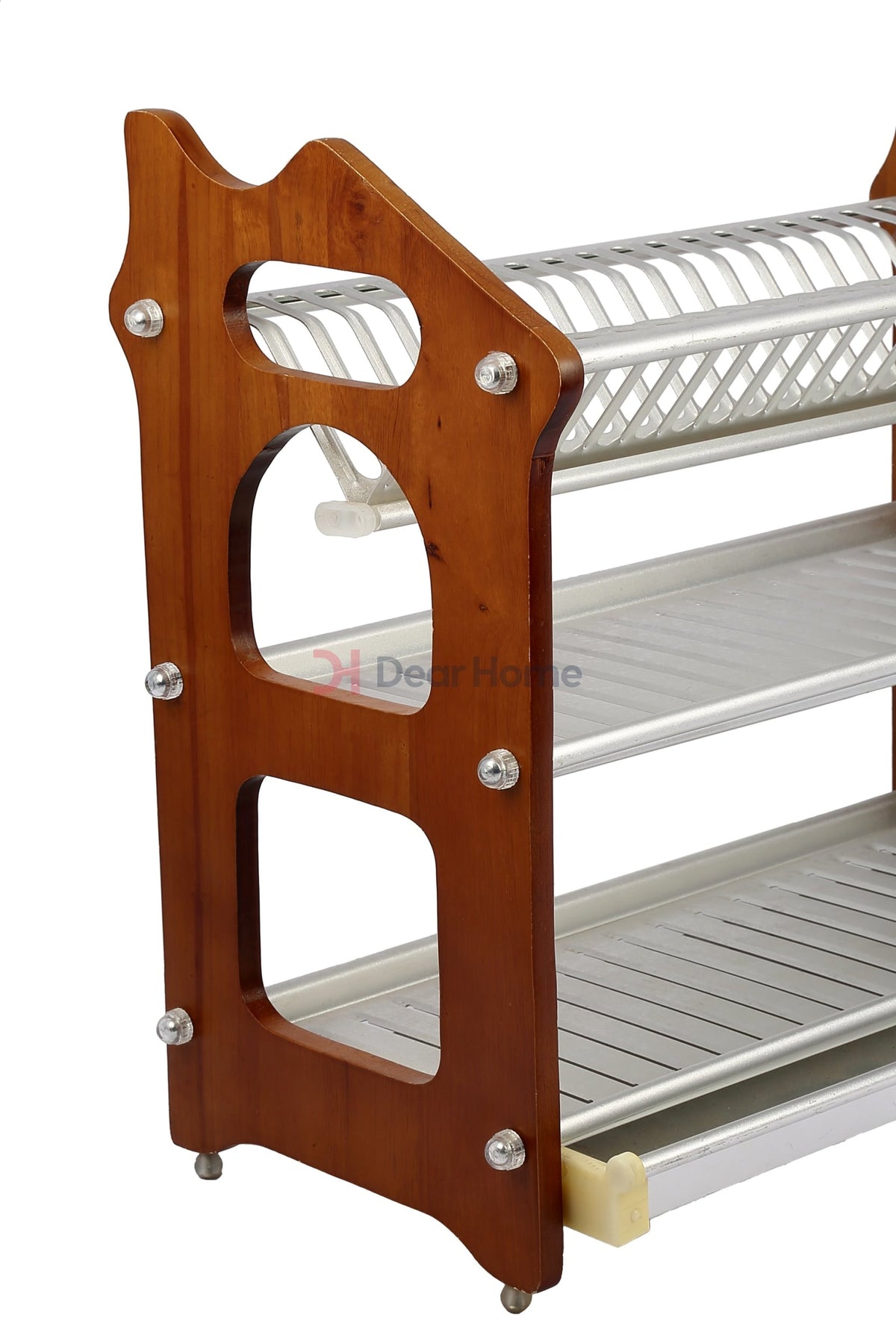 Three Layers Aluminium Lux Dish Rack - No. 166