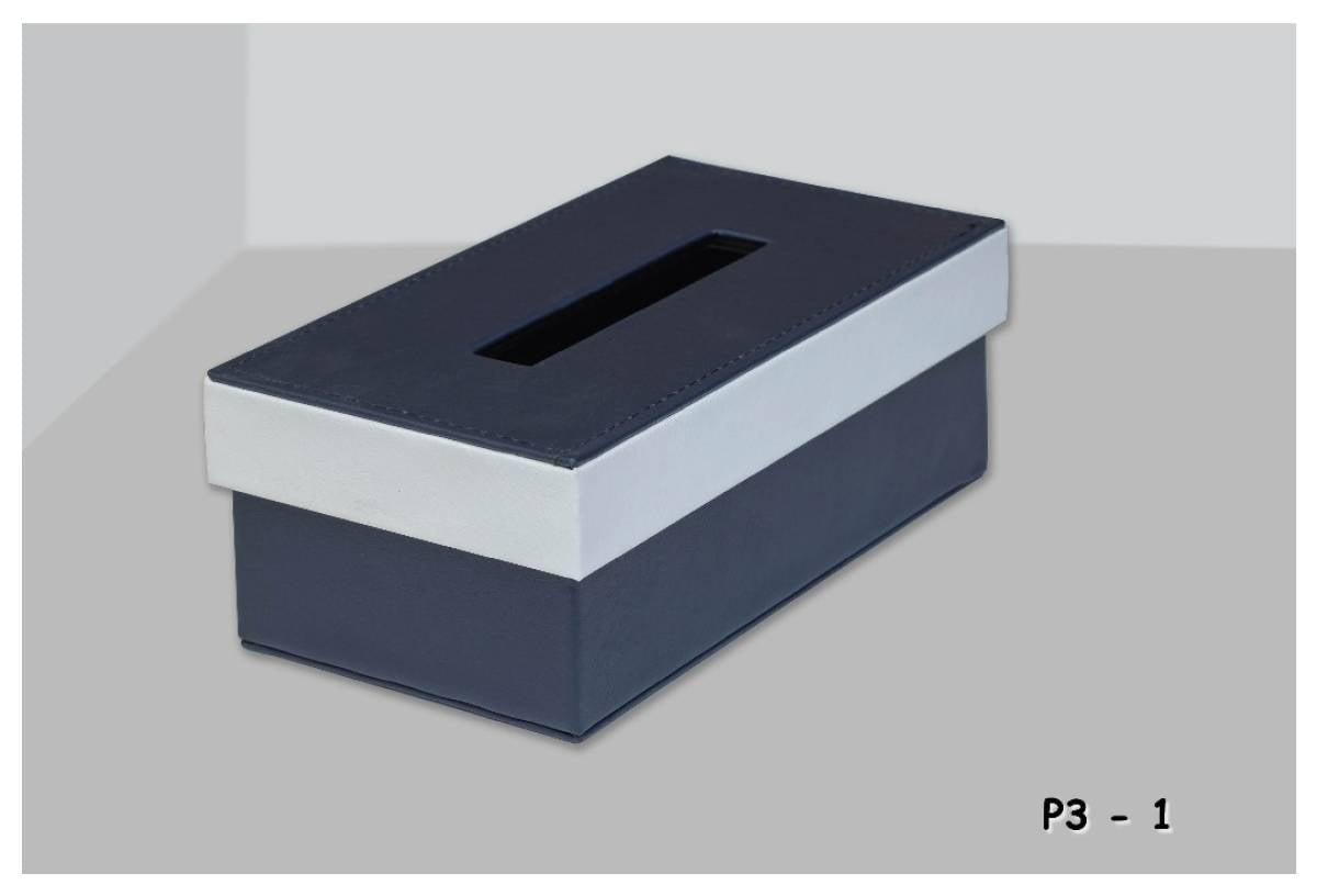 Leather S Tissue Box (S) for Straight