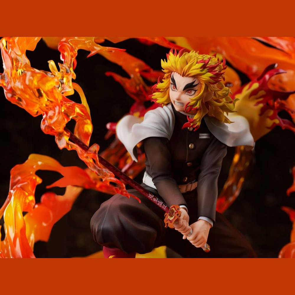Demon Slayer Kimetsu No Yaiba Kyojuro Rengoku 1/8 Scale Figure - Medaid International