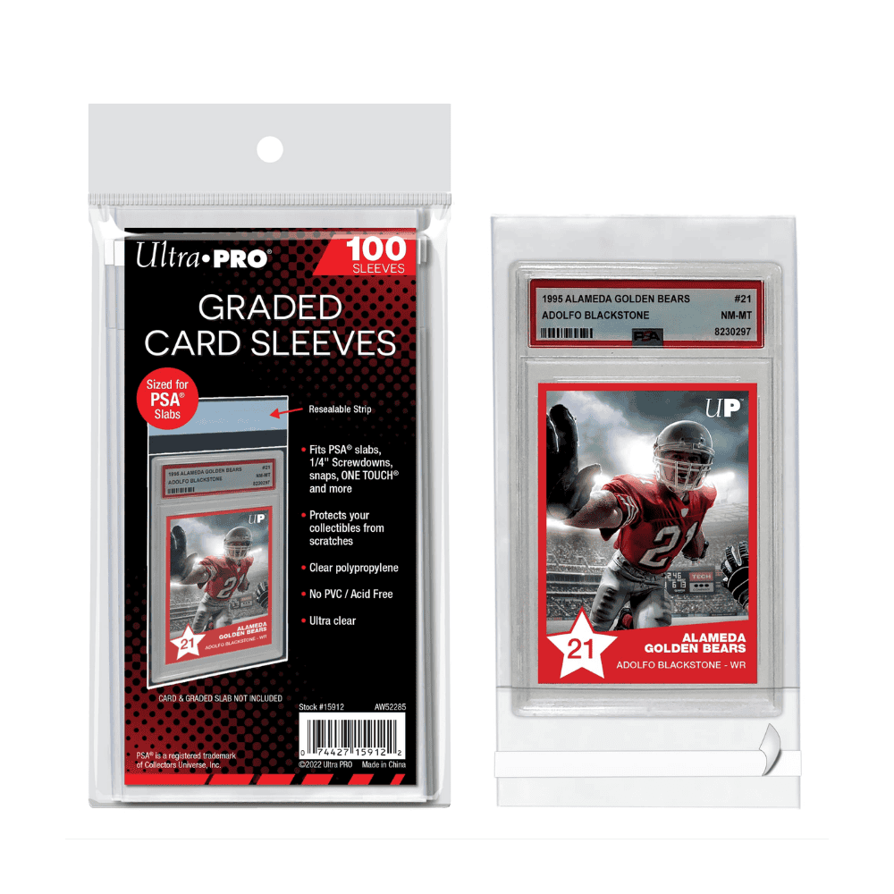 Graded Card Sleeves (100 Sleeves) - Medaid International
