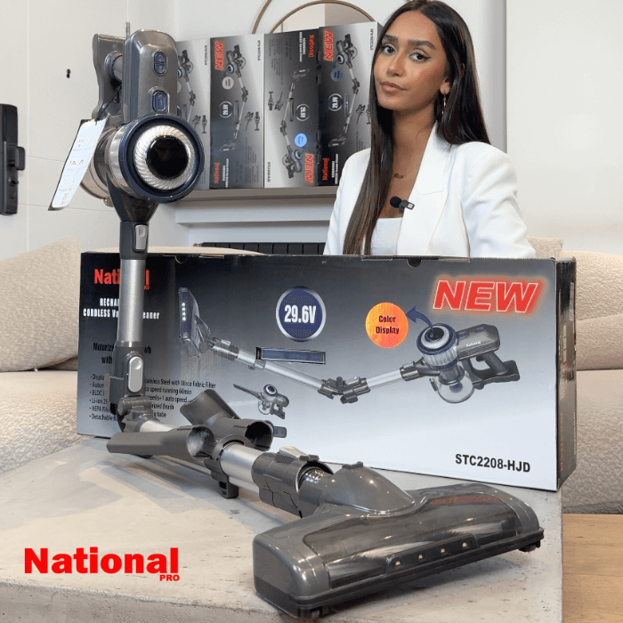 National Pro™ Vacuum Cleaner | Handheld & Cordless - Medaid International