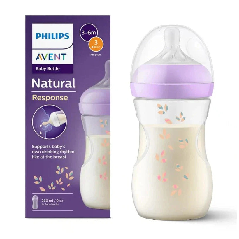 Avent - Bottle Deco - 260ml - Purple
