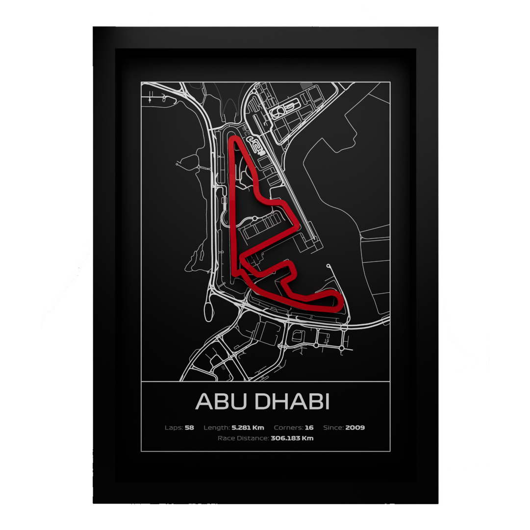 Abu Dhabi Frame WIth 3D-printed Track