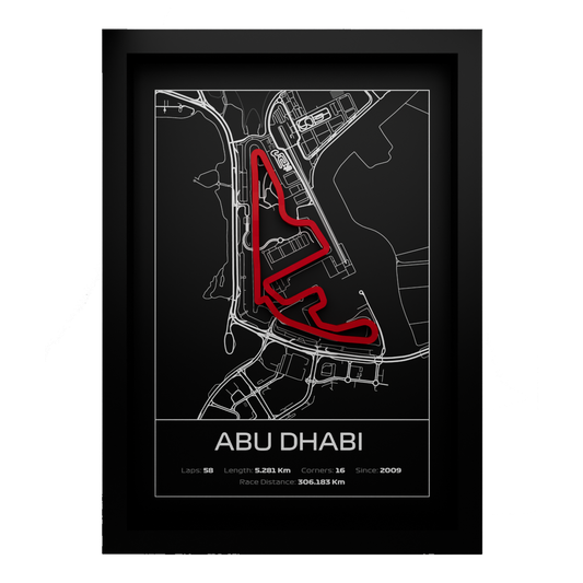 Abu Dhabi Frame WIth 3D-printed Track