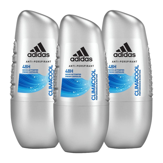 Adidas Climacool 48H Anti-Perspirant Roll-On For Him - Pack Of 3 - Medaid International