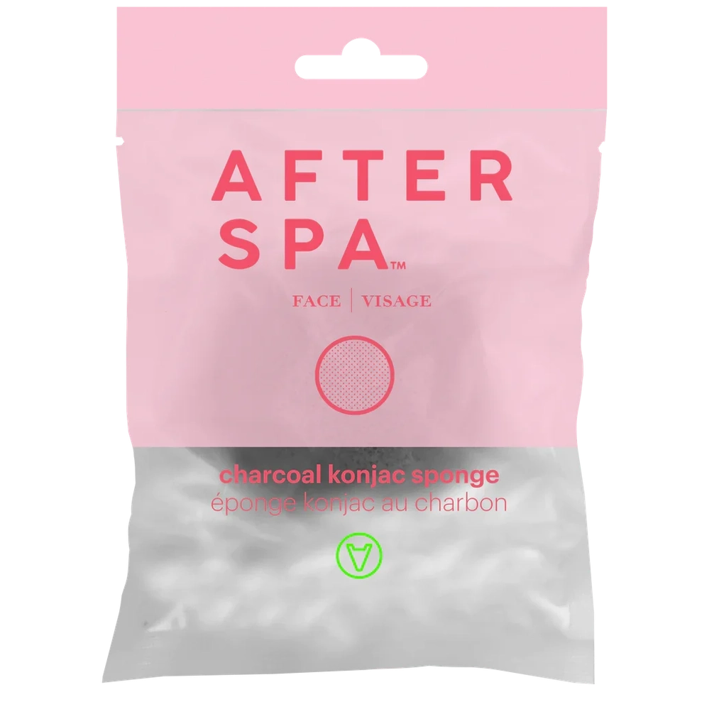 After Spa Charcoal Konjac  Reusable Sponge
