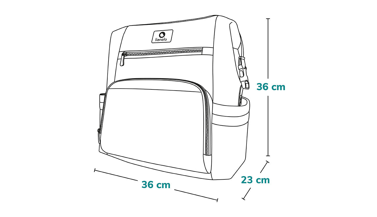 Lionelo - Cube Lovin Backpack - Black