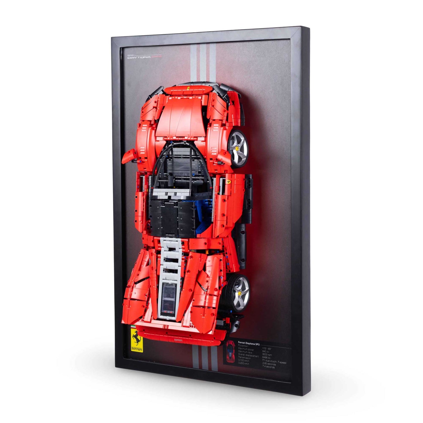 Lego Wall Mount For Ferrari Daytona SP3 (42143) (Without Lego Set)