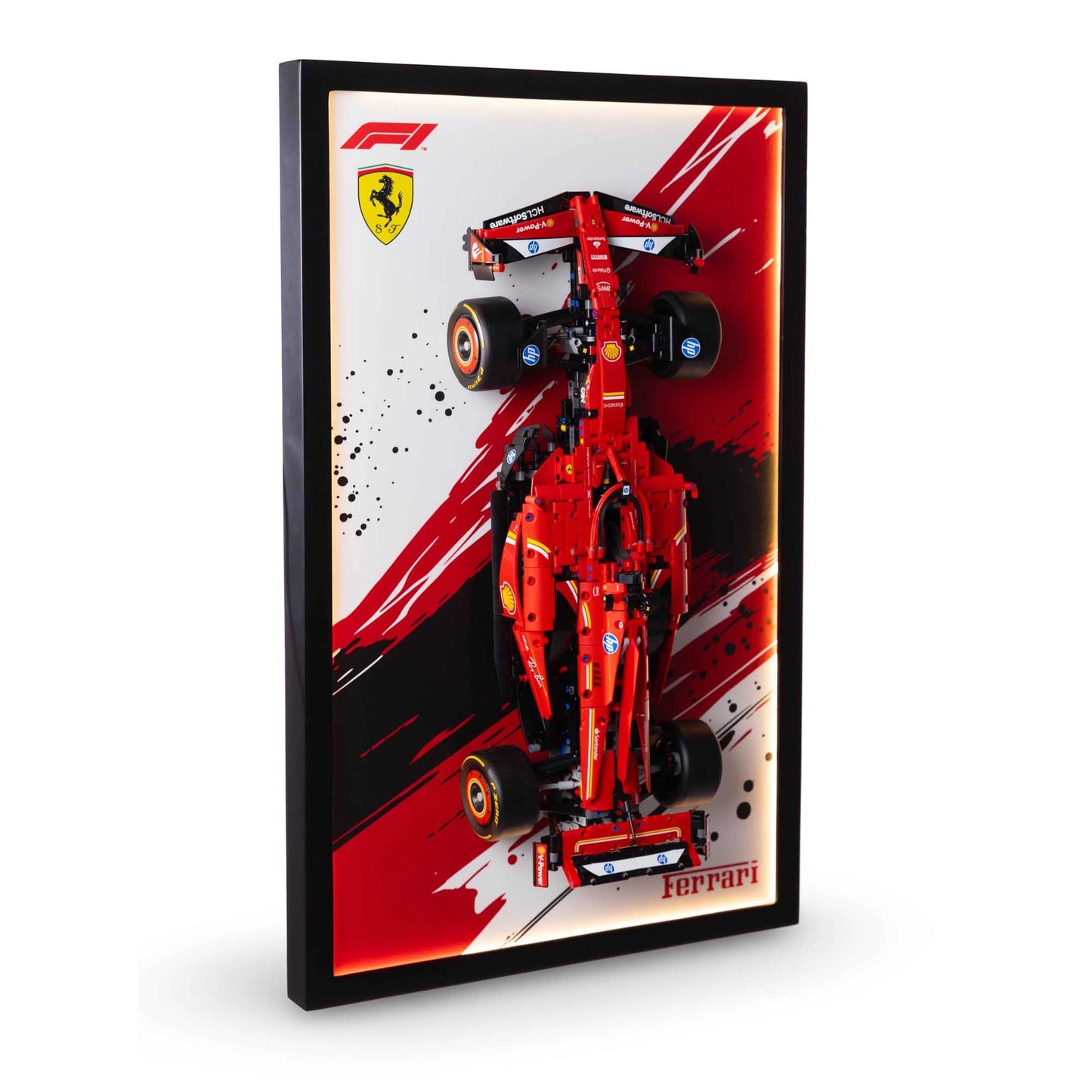 Lego Wall Mount For Ferrari SF-24 F1 Car (42207) (Without Lego Set)