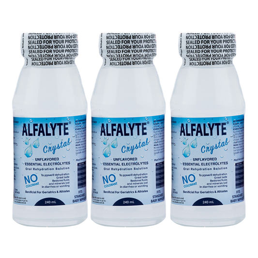 Alfalyte 3-Pack Oral Rehydration Solution - Crystal (Unflavored) - Medaid - Lebanon