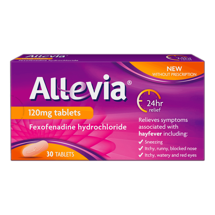 Allevia - Fexofenadine 120mg 30 Tablets - Medaid International