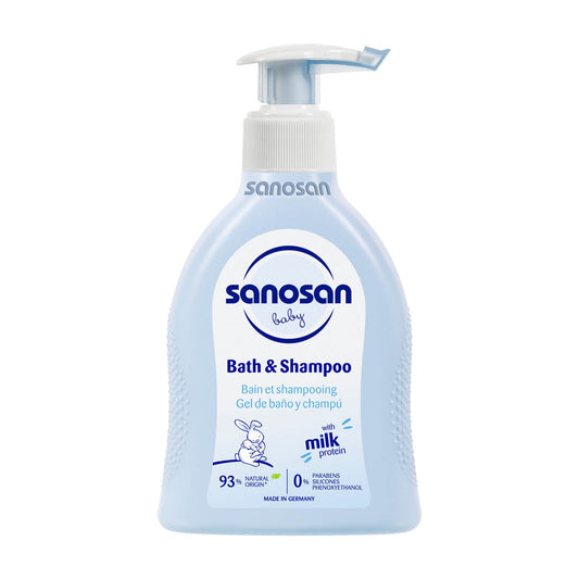 Sanosan Baby Bath & Shampoo 200 ML - Medaid International