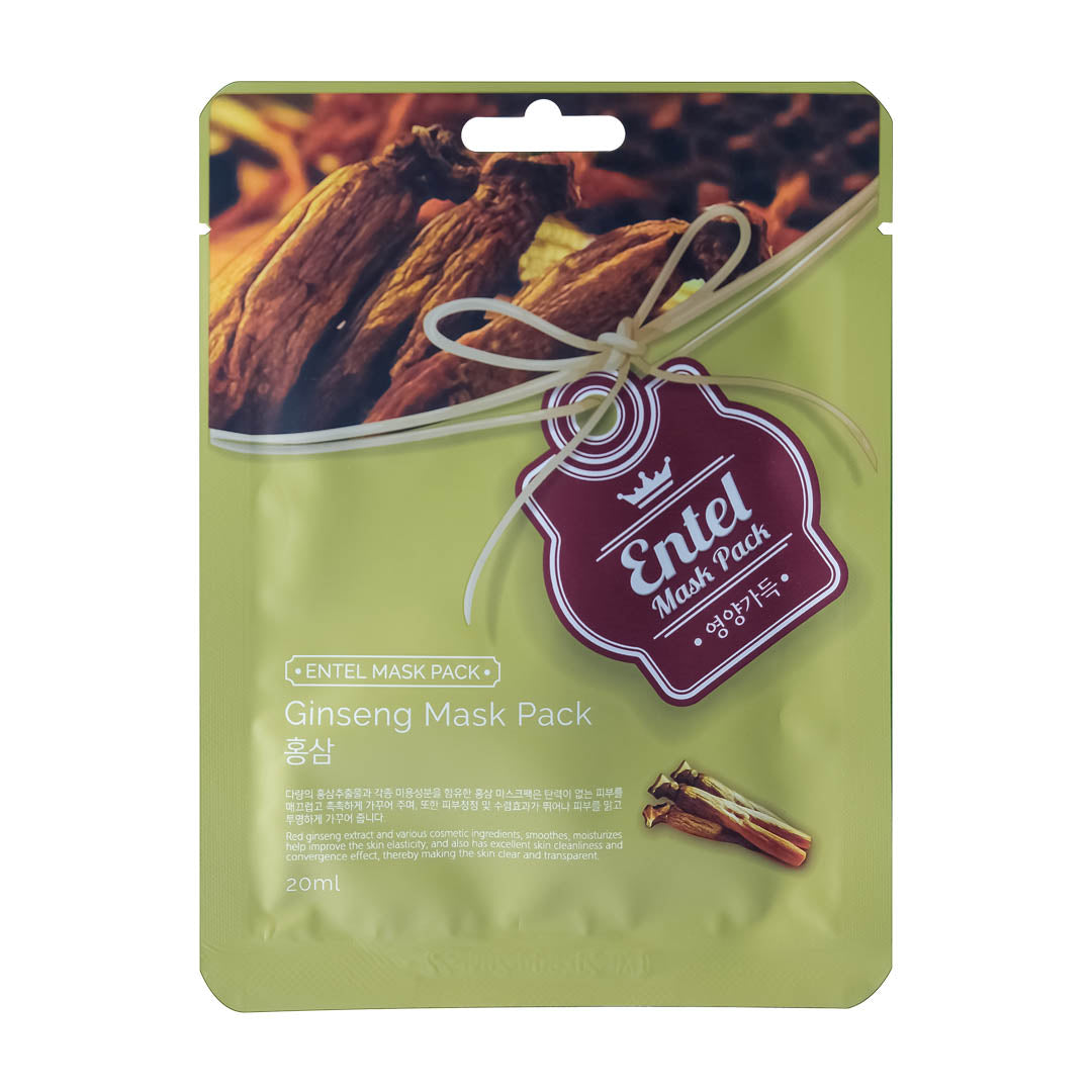 Entel Red Ginseng Face Mask Pack - Medaid International