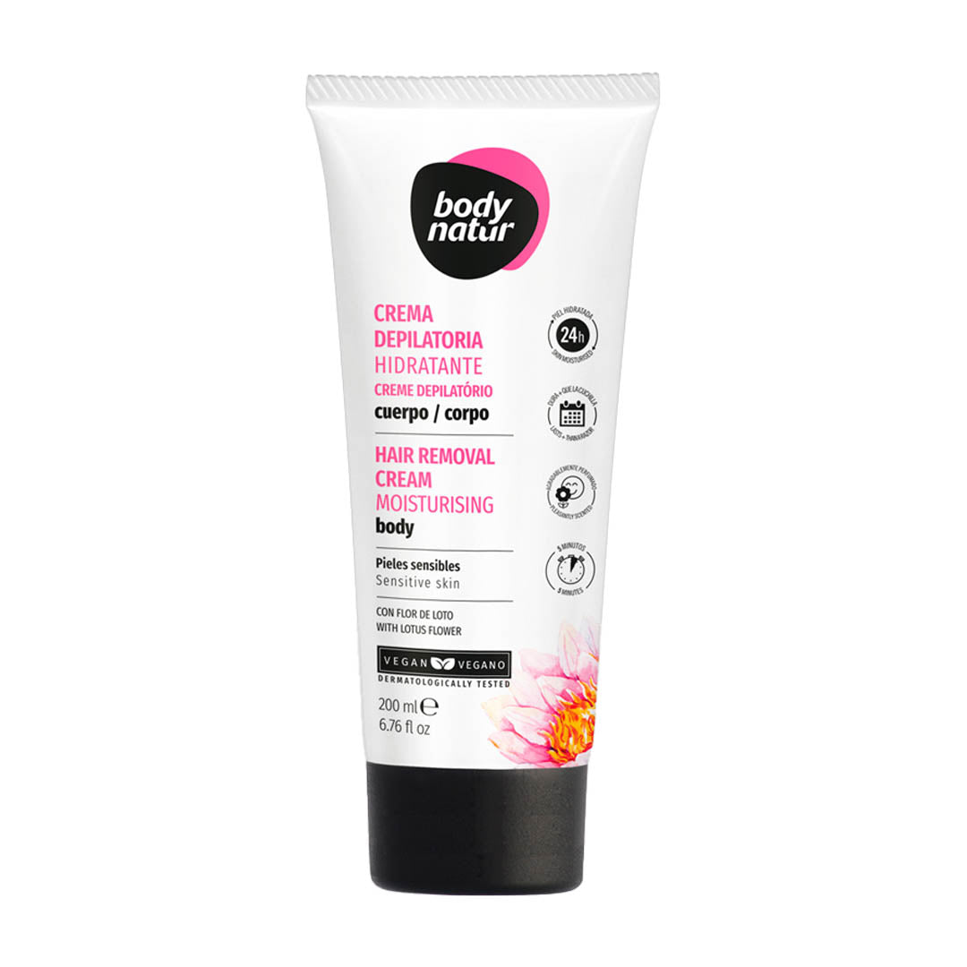 Body Natur Hair Removal Cream Lotus Flower 200ML - Medaid International