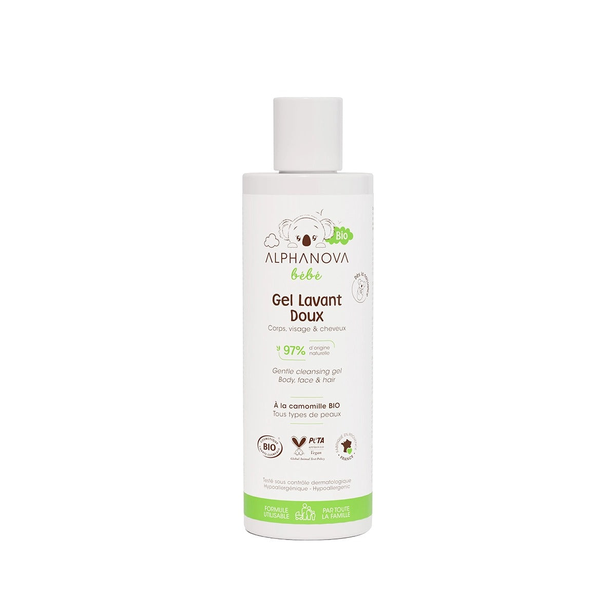 Alphanova Bébé Bio Gentle Cleansing Gel (500ml)