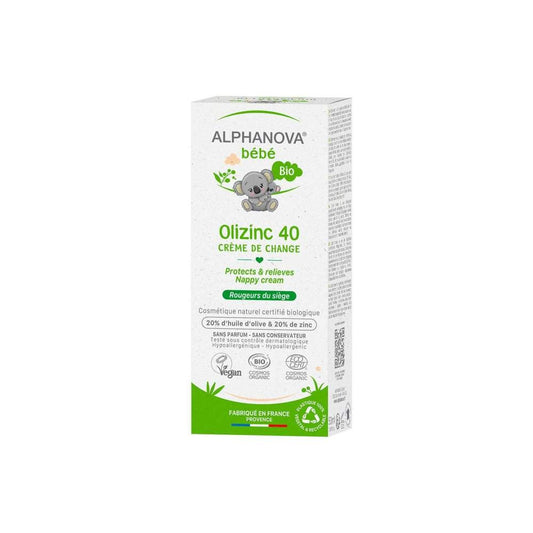 Alphanova Bio Olizinc 40 Ultimate Nappy Rash Protection