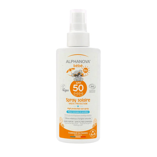 Alphanova Organic Baby Sunscreen Spray SPF 50