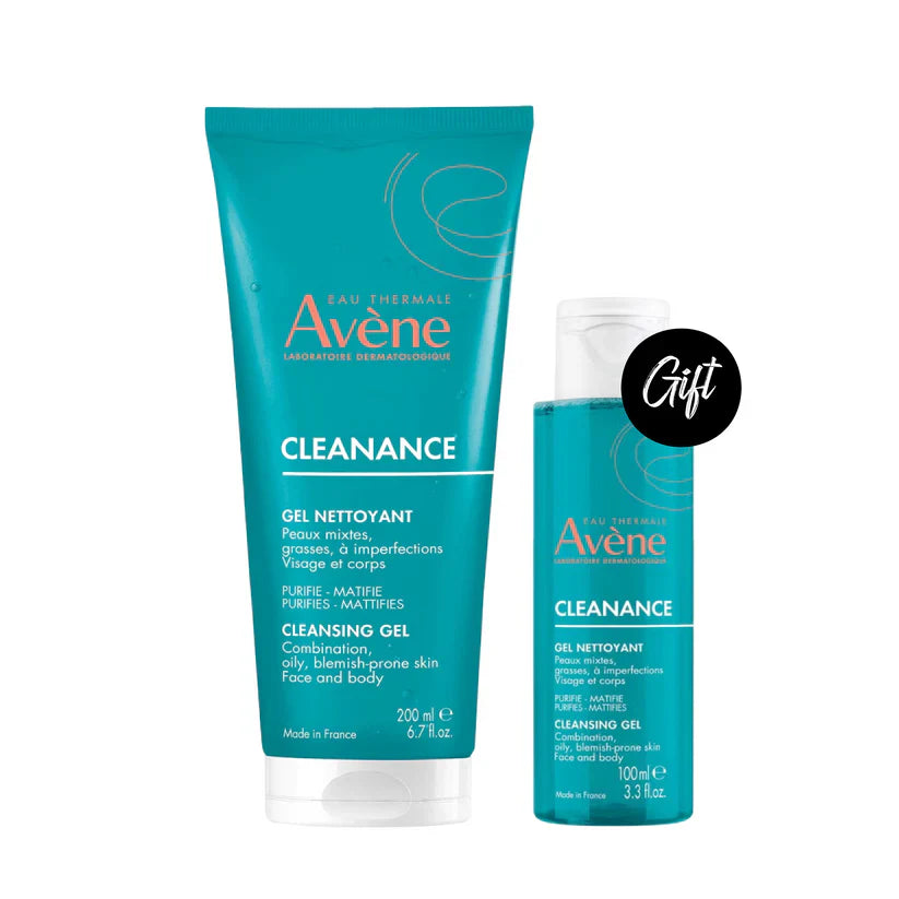 Avène Cleanance Cleansing Gel 200 ML + Gift: Avène Cleanance Cleansing Gel 100 ML