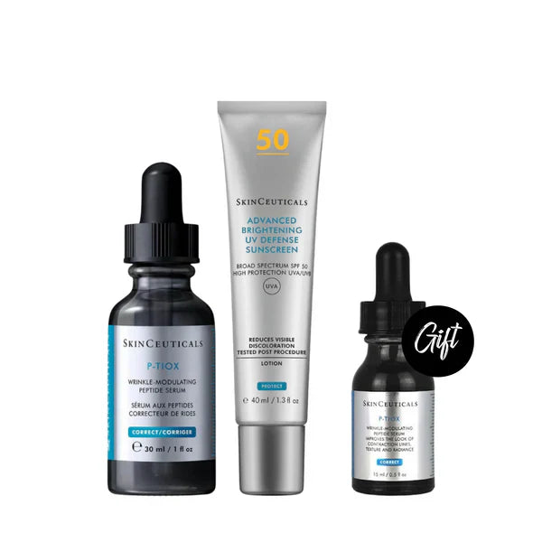 Skinceuticals P-Tiox 30 ML + Skinceuticals Advanced Brightening UV Defense SPF 50 – 40 ML + Gift: Skinceuticals P-Tiox 15 ML