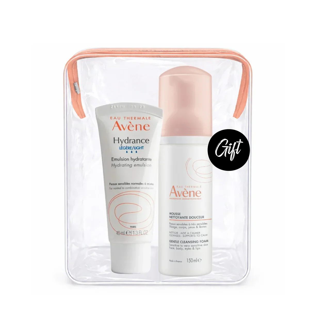 Avène Hydrating Emulsion Hydrance Light 40 ML + Gift: Avene Cleansing Foam 150 ML
