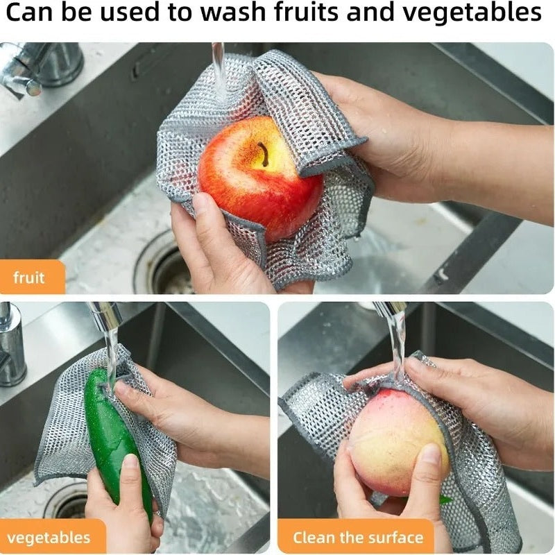 Microfiber Cleaning Dishcloth - Pack of 4