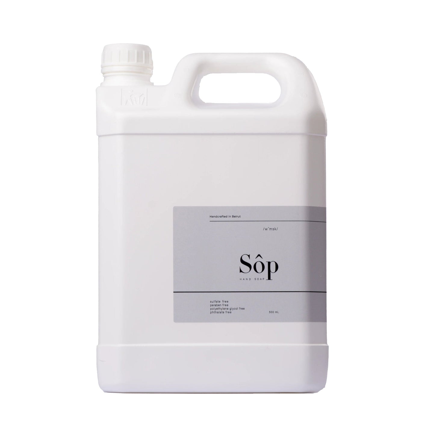 Sôp Natural Liquid Soap Refill White Musk