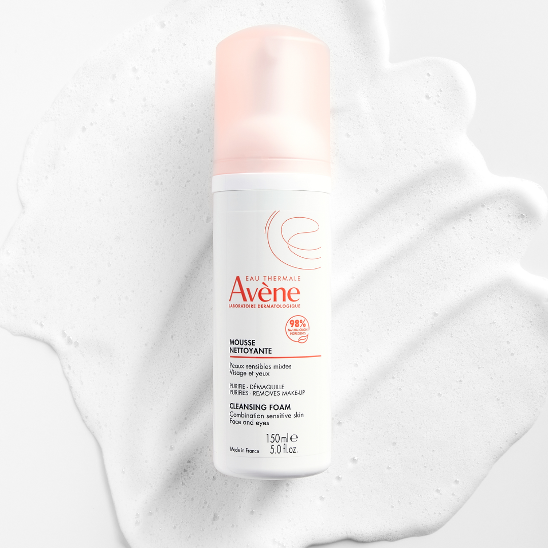Avène Hydrating Emulsion Hydrance Light And Avène Cleansing Foam Buy 1 Get 1 Pouch Bundle