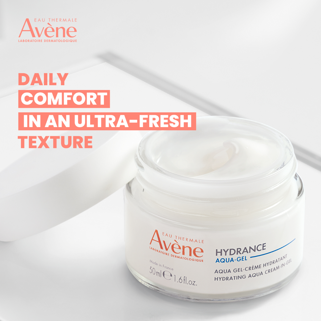 Avène Radiance Vitamin Activ Cg Corrector Serum And Avène Hydrance Aqua-Gel Buy 1 Get 1 Pouch Bundle
