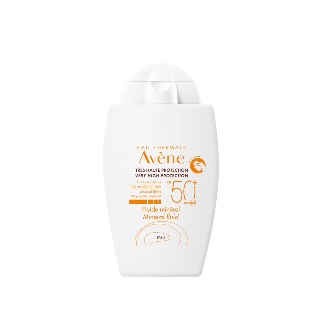 Avène Ultra Light 100% Mineral Filter For Intolerant Skin Fluid Matte Finish Sunscreen SPF50