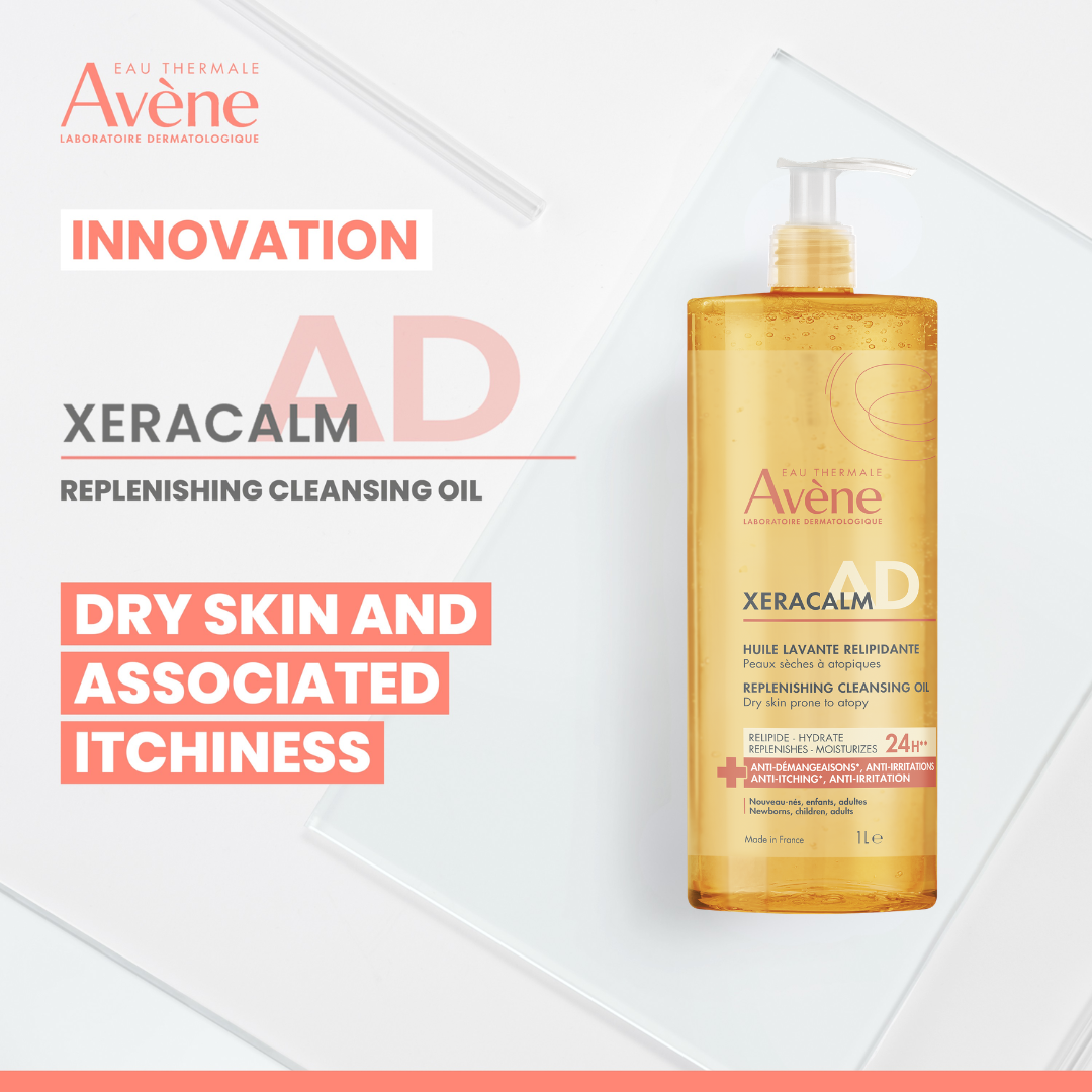 Avène Xeracalm AD For Dry Skin Lipid-Replenishing Cleansing Oil