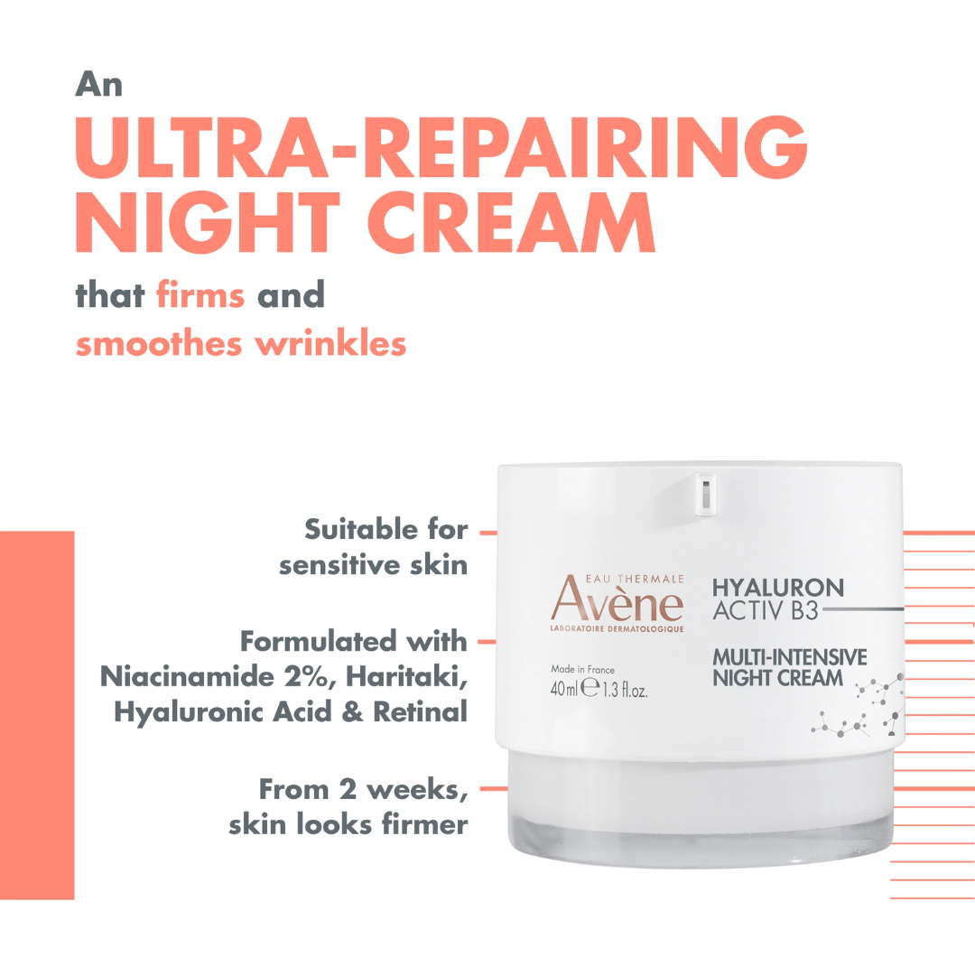 Avène Hyaluron Activ B3 Night Cream 40ml