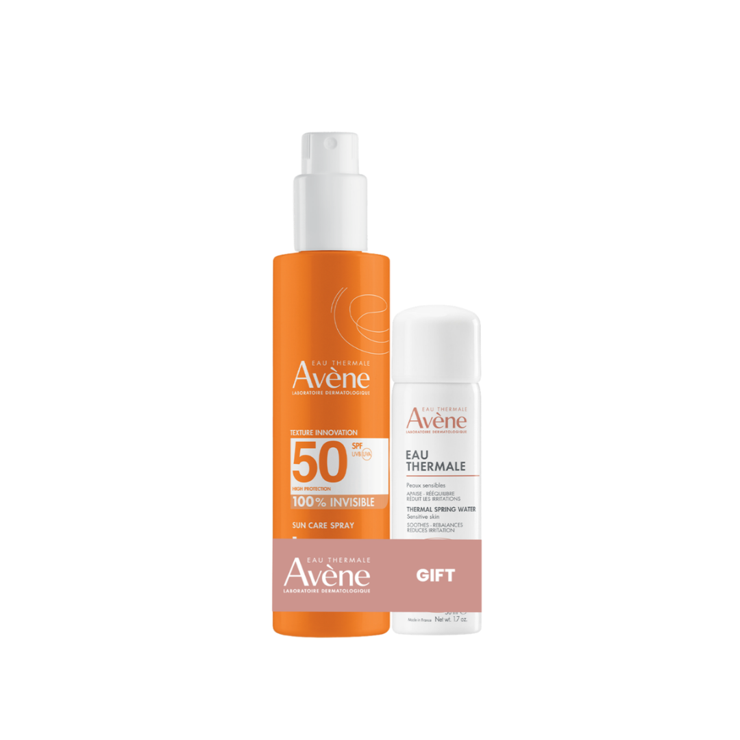 Avène Sunscreen Spray SPF50+ & Avène Eau Thermale Bundle