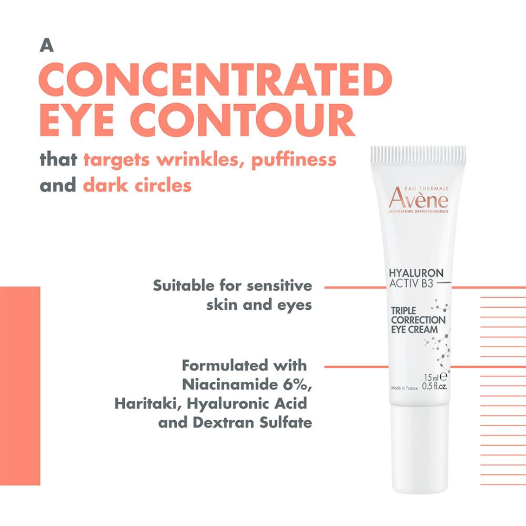 Avène Hyaluron Activ B3 Eye Contour Cream 15ml - Medaid International