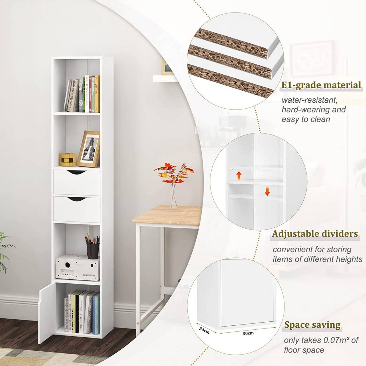 WOLTU Bookcase