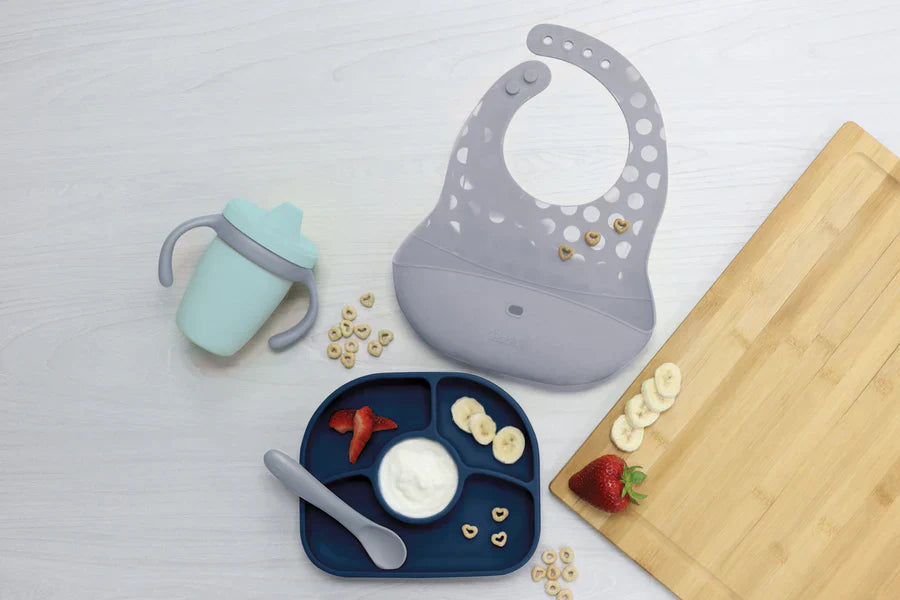 BBLUV - Set Silicone Feeding Set - Navy