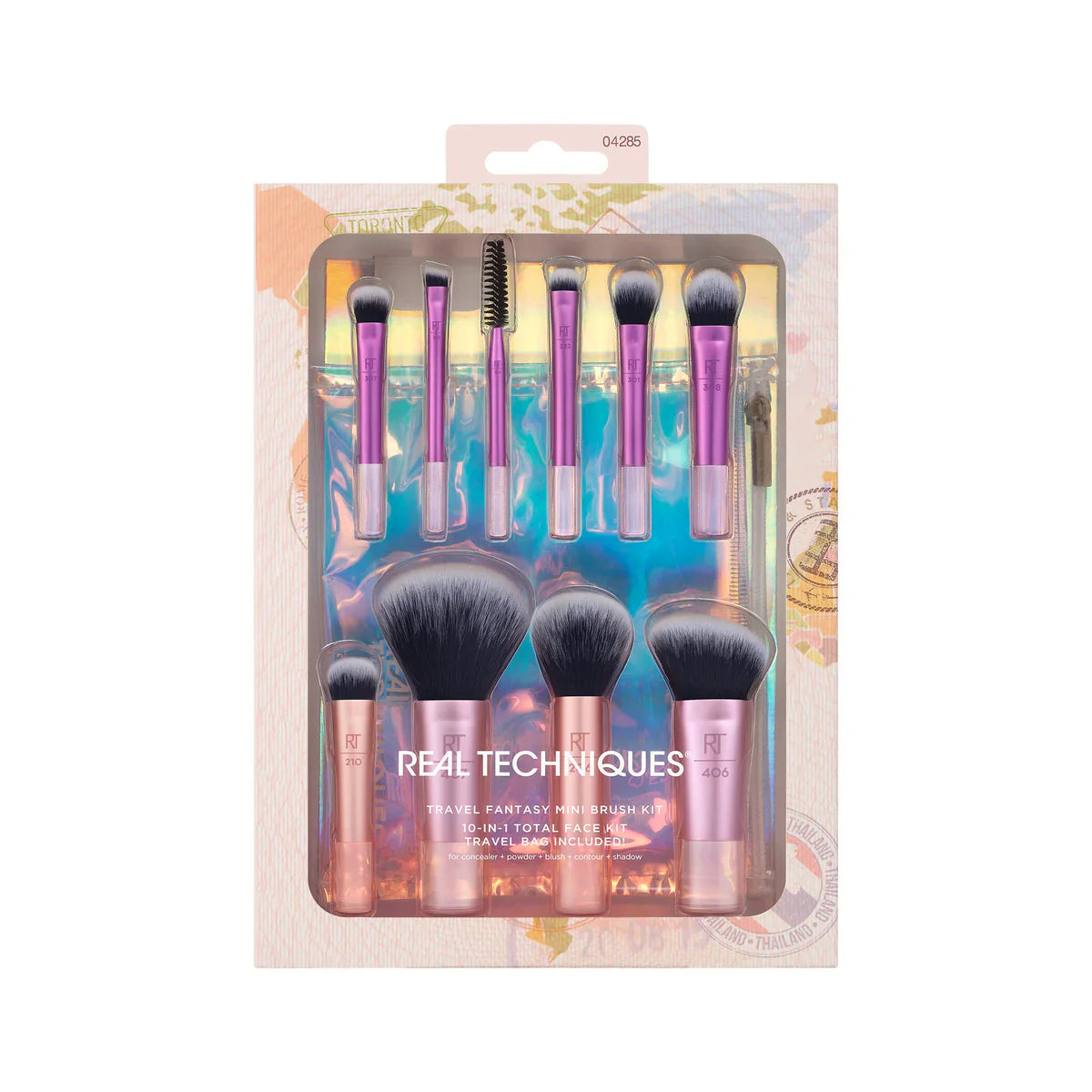 Real Techniques Travel Fantasy Mini Brush Kit + pouch 278177