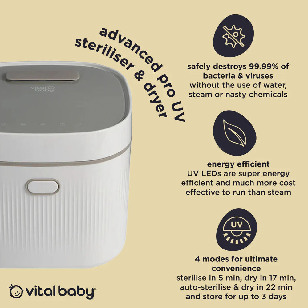 Vital Baby Nurture advanced pro UV steriliser & dryer