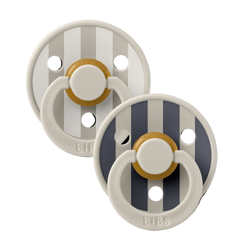 STUDIO Colour Pacifiers 2 Pack Block - Sand Mix