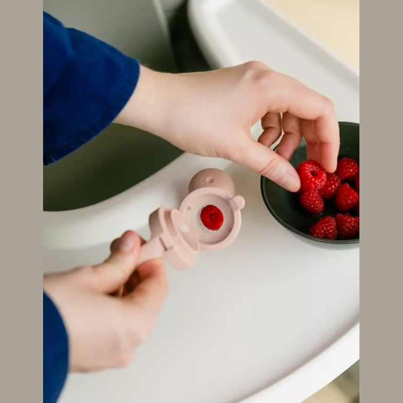 Fruit teat baby feeder - Blush