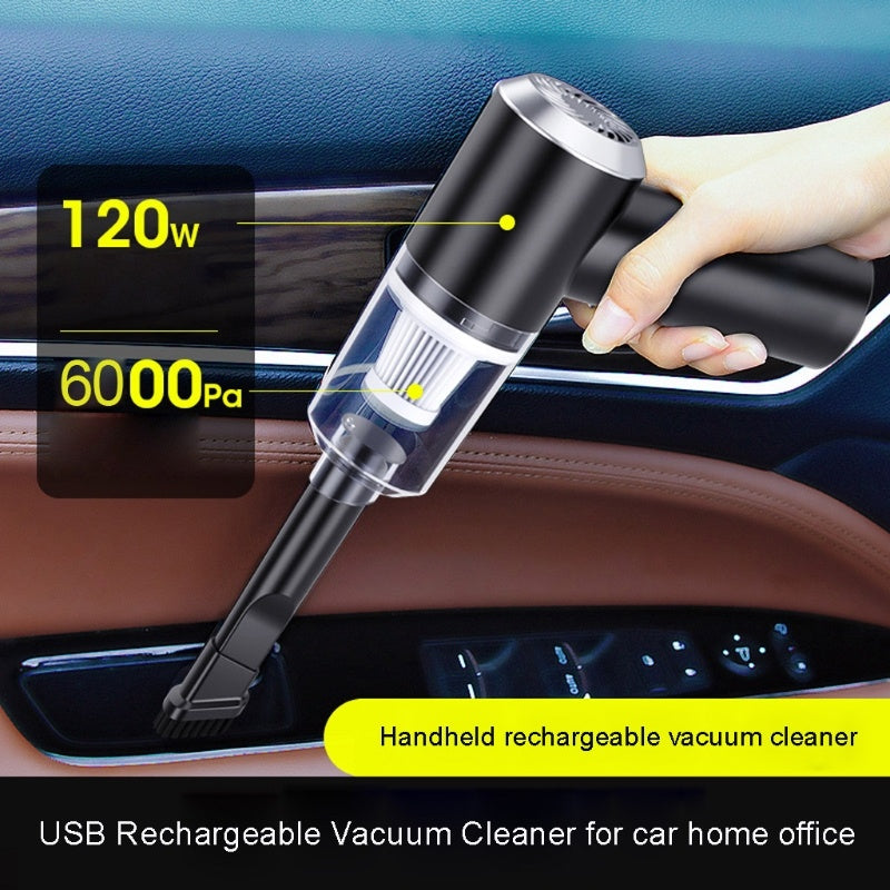 USB Rechargeable Cordless 6000Pa 120W Portable Handheld Powerful Wireless Vacuum Cleaner