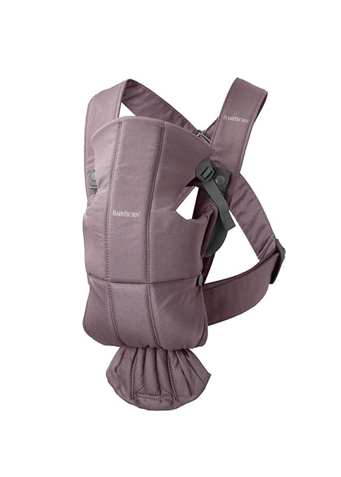 Babybjorn - Baby Carrier  Mini Cotton - Dark Purple