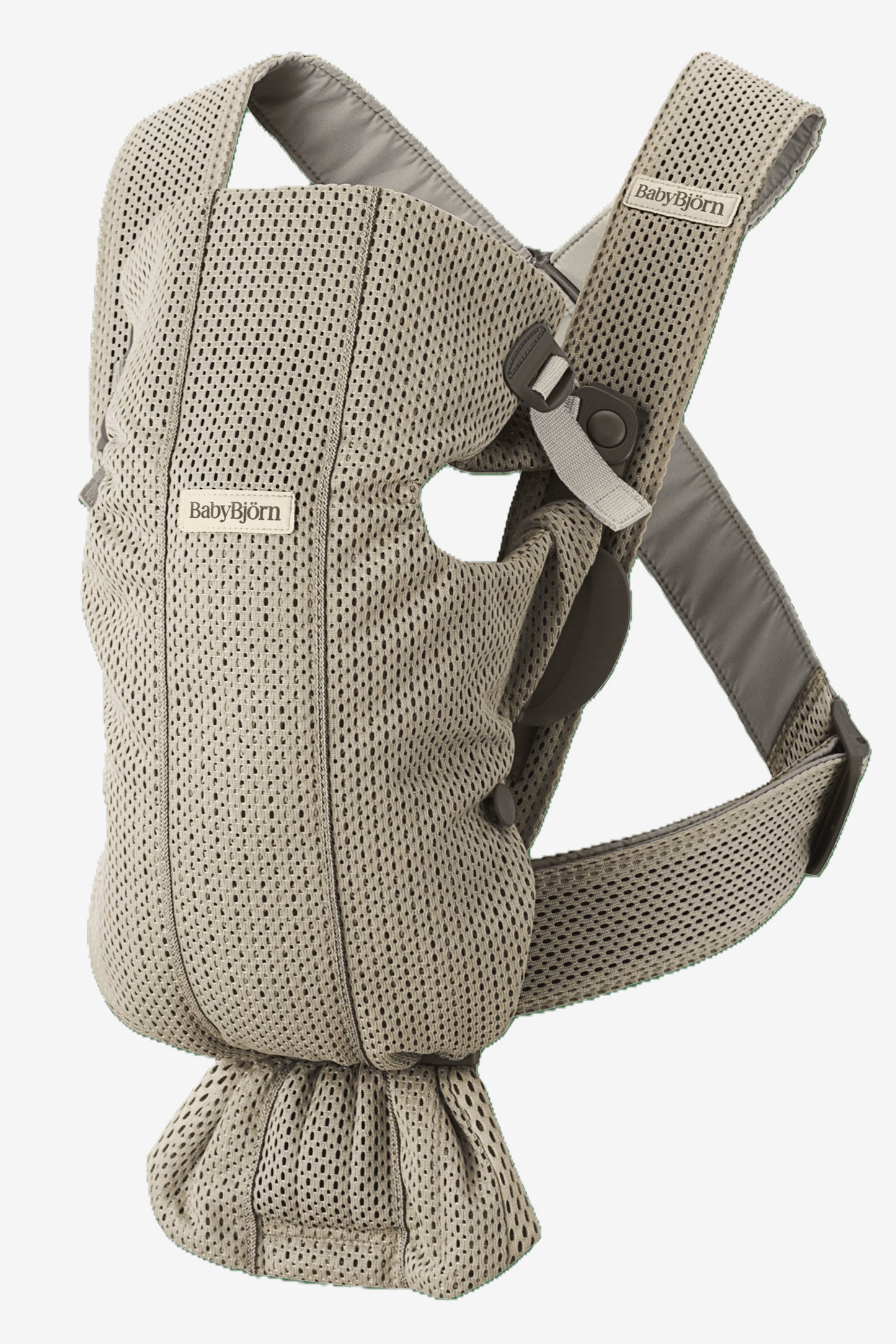 BabyBjorn - Baby Carrier Mini Jersey 3D - Gray Beige